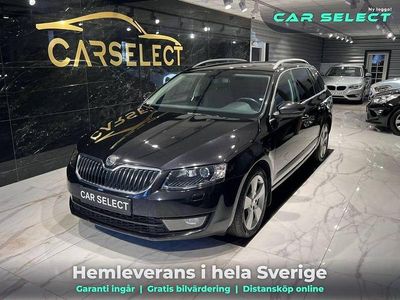 Svart Begagnad 2015 Skoda Octavia Kombi | 169 800 kr (Marknadspris)
