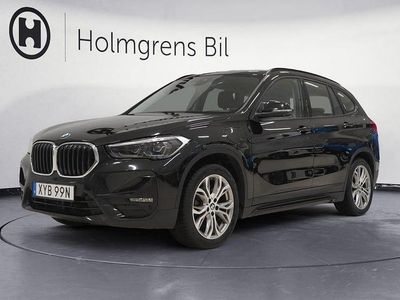 Begagnad BMW X1 Sport Line 220 HK (161 kW) 2021 Safirsvart metallic SUV