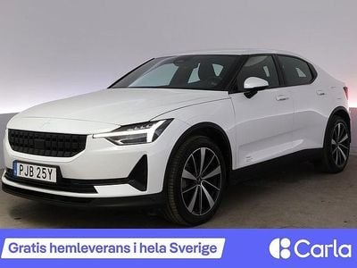 Vit Begagnad 2021 Polestar 2 Standard Range Single Motor Halvkombi | 284 990 kr (Marknadspris)