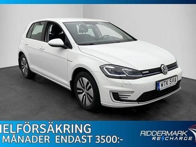 Begagnad VW e-Golf 100 kW (136 HK) 2019 Vit Halvkombi