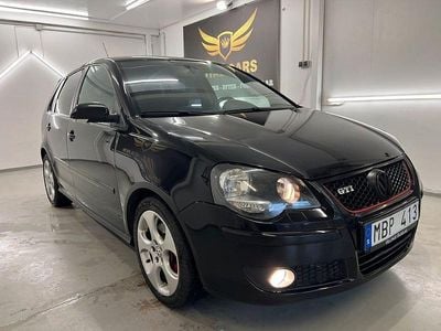 Begagnad VW Polo GTI 150 HK (110 kW) 2009 Svart Halvkombi