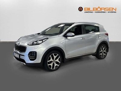 Begagnad Kia Sportage GT-Line 185 HK (136 kW) 2016 Grå SUV