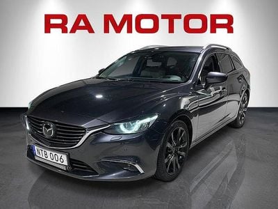 Grå Begagnad 2015 Mazda 6 Optimum Kombi | 159 900 kr (Marknadspris)