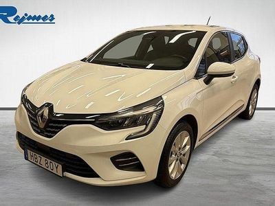 Glaciär vit Begagnad 2021 Renault Clio V Intens Halvkombi | 139 800 kr (Marknadspris)