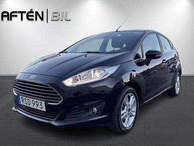 Svart Begagnad 2016 Ford Fiesta Titanium Halvkombi | 79 800 kr (Bra pris)