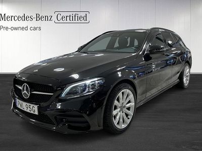 Svart Begagnad 2020 Mercedes C300e AMG Kombi | 304 900 kr (Lite dyr)