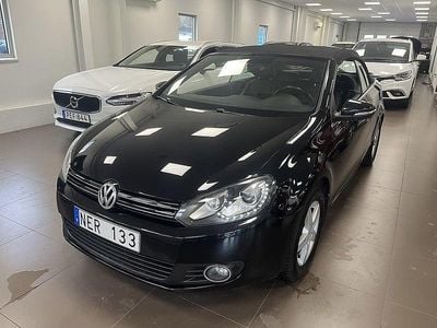 Begagnad VW Golf Cabriolet 122 HK (89 kW) 2012 Svart Cab