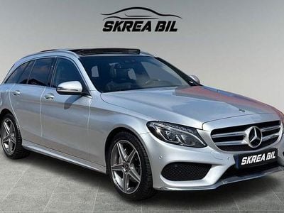 Begagnad Mercedes C220 AMG 170 HK (125 kW) 2018 Silver Kombi