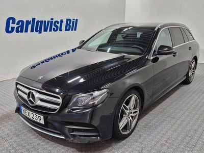 Begagnad Mercedes E220 AMG 194 HK (142 kW) 2019 Svart (svart metallic) Kombi