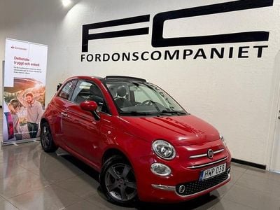 Begagnad Fiat 500C Lounge 69 HK (50 kW) 2015 Röd Cab
