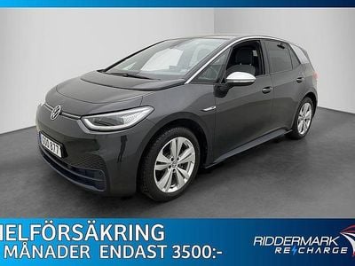 Grå Begagnad 2021 VW ID.3 Pro Performance Halvkombi | 239 800 kr (Marknadspris)