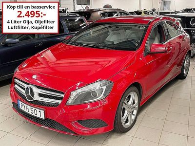 Röd Begagnad 2015 Mercedes A180 Urban Halvkombi | 129 000 kr (Marknadspris)