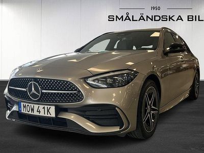 Silver Begagnad 2022 Mercedes C300e AMG line Kombi | 339 000 kr (Dyr)