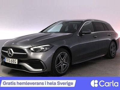 Grå Begagnad 2022 Mercedes C300 AMG Kombi | 372 990 kr