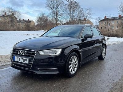 Begagnad Audi A3 Sportback Attraction 110 HK (80 kW) 2015 Svart Halvkombi