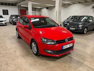 Begagnad VW Polo 90 HK (66 kW) 2012 Röd Halvkombi