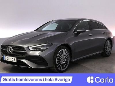 Mörkgrå Begagnad 2023 Mercedes CLA250e Shooting Brake AMG Kombi | 367 900 kr (Marknadspris)