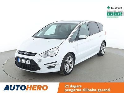 Vit Begagnad 2014 Ford S-MAX S Minibuss | 132 000 kr (Marknadspris)