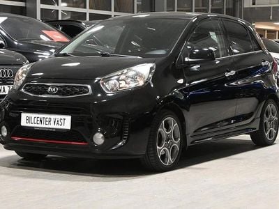 Begagnad Kia Picanto 86 HK (63 kW) 2015 Svart Halvkombi