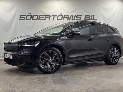 Begagnad Skoda Enyaq iV SportLine 194 kW (265 HK) 2023 Svart (svart metallic) SUV