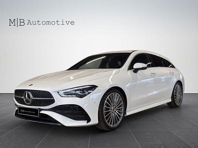 Begagnad Mercedes CLA200 Shooting Brake AMG Line Premium 163 HK (119 kW) 2024 Vit Kombi