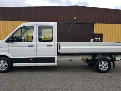 begagnad VW Crafter 2.0 TDI 140hk DH 7-sits Långt Flak 3.50m