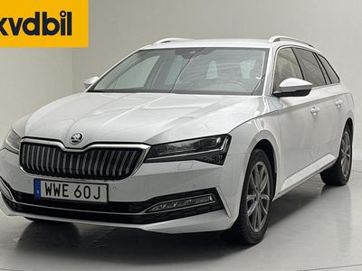 Begagnad Skoda Superb 2022 Vit Kombi