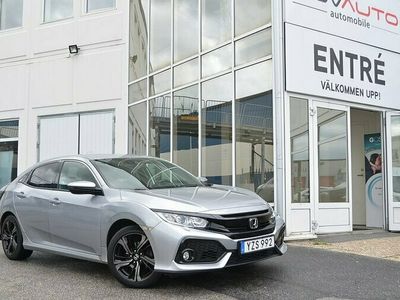 begagnad Honda Civic 1.0 Automat Elegance GPS Kamera Servad V-Hjul 2018, Halvkombi