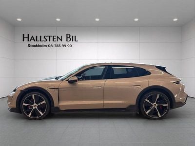 Begagnad Porsche Taycan Cross Turismo 360 kW (490 HK) 2021 Ljusbrun Kombi
