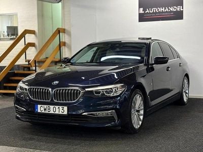 Blå Begagnad 2017 BMW 520 Luxury Line Sedan | 279 900 kr (Lite dyr)