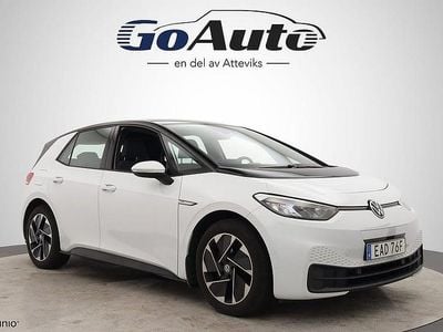 Begagnad VW ID.3 Pro Performance 152 kW (207 HK) 2022 Vit Halvkombi