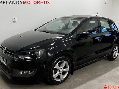 Begagnad VW Polo 86 HK (63 kW) 2012 Svart Halvkombi