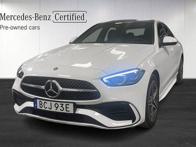 Vit Begagnad 2024 Mercedes C300 AMG Sedan | 499 000 kr