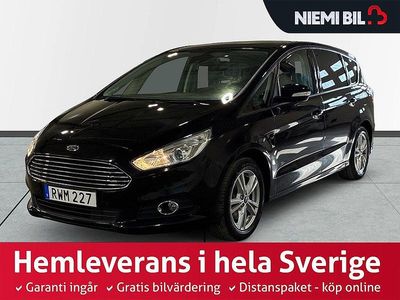 Svart Begagnad 2016 Ford S-MAX Trend Minibuss | 189 900 kr (Lite dyr)