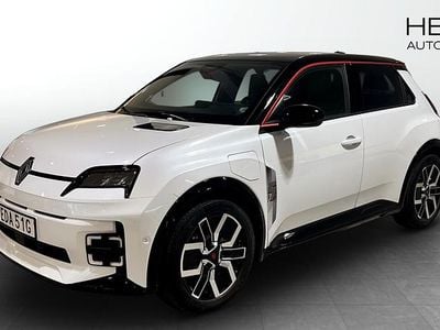 Ny Renault R5 Iconic 110 kW (150 HK) 2025 Vit Halvkombi