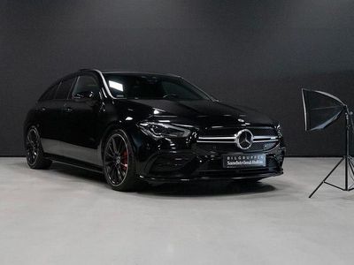 Svart Begagnad 2022 Mercedes CLA35 AMG Shooting Brake AMG Kombi | 459 000 kr