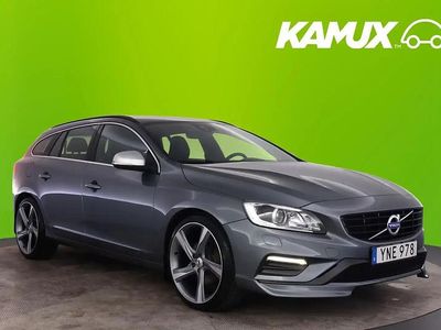 Silver/grå Begagnad 2018 Volvo V60 R-Design Kombi | 189 800 kr (Marknadspris)