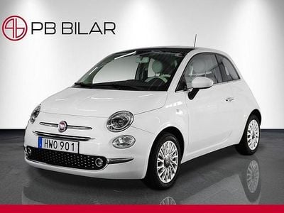 Begagnad Fiat 500 Lounge 69 HK (50 kW) 2015 Vit Halvkombi