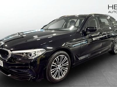 Svart Begagnad 2020 BMW 520 Sport Line Kombi | 289 900 kr