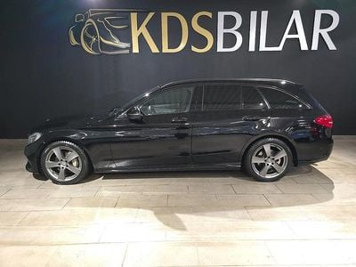 Svart Begagnad 2018 Mercedes C180 AMG line Kombi | 198 500 kr (Marknadspris)