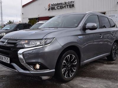 begagnad Mitsubishi Outlander P-HEV Euro 6 Plug in 360 Kamera Carplay