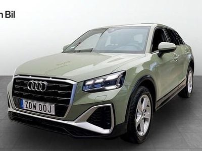 Begagnad Audi Q2 S-Line 150 HK (110 kW) 2022 Grön SUV
