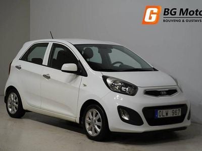 Begagnad Kia Picanto 68 HK (50 kW) 2013 Vit Halvkombi