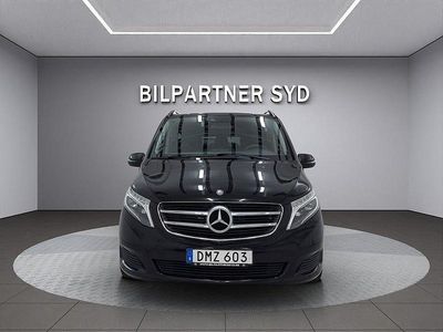 Svart Begagnad 2016 Mercedes V250 Minibuss | 419 900 kr (Dyr)