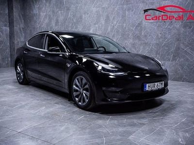 Svart Begagnad 2019 Tesla Model 3 Standard Range Plus Sedan | 189 800 kr (Marknadspris)