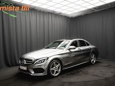 Grå Begagnad 2018 Mercedes C220 AMG Sedan | 239 900 kr (Marknadspris)