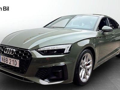 Distriktgrön metallic Begagnad 2021 Audi A5 S-Line Kombi | 419 000 kr