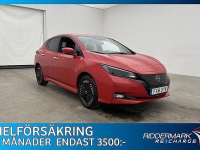 Röd Begagnad 2023 Nissan Leaf 360º Halvkombi | 209 700 kr (Marknadspris)