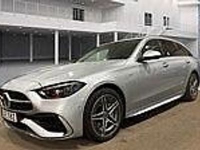 Begagnad Mercedes C300e AMG line 313 HK (230 kW) 2025 Silver Kombi