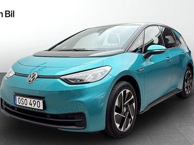 Grön (makena turquois metallic) Begagnad 2022 VW ID.3 Pro Performance Halvkombi | 264 500 kr (Marknadspris)